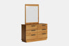 McKenzie 6 Drawer Dresser & Mirror - Ash