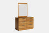 McKenzie 6 Drawer Dresser & Mirror - Ash