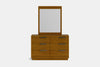 McKenzie 6 Drawer Dresser & Mirror - Pine