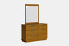 McKenzie 6 Drawer Dresser & Mirror - Pine