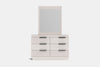 McKenzie 6 Drawer Dresser & Mirror - Ash