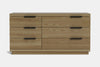 McKenzie 6 Drawer Large Lowboy - Ash