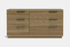 McKenzie 6 Drawer Large Lowboy - Ash