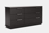McKenzie 6 Drawer Large Lowboy - Ash