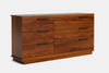 McKenzie 6 Drawer Large Lowboy - Ash