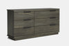 McKenzie 6 Drawer Large Lowboy - Pine