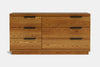 McKenzie 6 Drawer Large Lowboy - Ash