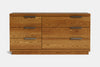 McKenzie 6 Drawer Large Lowboy - Ash