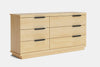 McKenzie 6 Drawer Large Lowboy - Pine