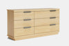 McKenzie 6 Drawer Large Lowboy - Pine