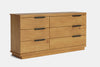 McKenzie 6 Drawer Large Lowboy - Pine