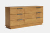 McKenzie 6 Drawer Large Lowboy - Pine