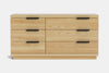 McKenzie 6 Drawer Large Lowboy - Ash
