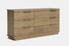 McKenzie 6 Drawer Large Lowboy - Pine