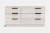 McKenzie 6 Drawer Large Lowboy - Ash