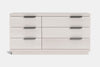 McKenzie 6 Drawer Large Lowboy - Ash