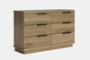 McKenzie 6 Drawer Lowboy - Ash