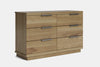 McKenzie 6 Drawer Lowboy - Ash