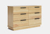 McKenzie 6 Drawer Lowboy - Ash