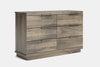 McKenzie 6 Drawer Lowboy - Ash