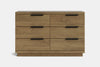 McKenzie 6 Drawer Lowboy - Pine