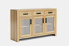 Metro 3 Door Buffet - Ash