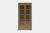 Metro 2 Door Display Cabinet - Ash