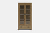 Metro 2 Door Display Cabinet - Ash