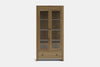 Metro 2 Door Display Cabinet - Ash