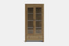 Metro 2 Door Display Cabinet - Ash