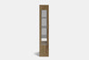 Metro 2 Door Display Cabinet - Ash