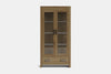 Metro 2 Door Display Cabinet - Ash