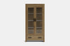 Metro 2 Door Display Cabinet - Ash