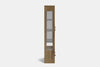 Metro 2 Door Display Cabinet - Ash