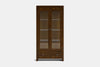 Metro 2 Door Display Cabinet - Ash