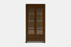Metro 2 Door Display Cabinet - Ash
