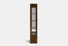 Metro 2 Door Display Cabinet - Ash
