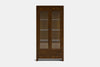 Metro 2 Door Display Cabinet - Ash