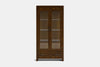 Metro 2 Door Display Cabinet - Ash
