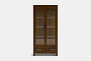Metro 2 Door Display Cabinet - Ash