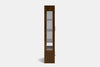 Metro 2 Door Display Cabinet - Ash