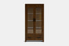 Metro 2 Door Display Cabinet - Ash