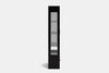 Metro 2 Door Display Cabinet - Ash