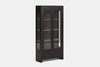Metro 2 Door Display Cabinet - Ash
