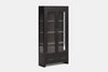 Metro 2 Door Display Cabinet - Ash