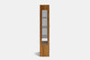 Metro 2 Door Display Cabinet - Ash