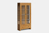 Metro 2 Door Display Cabinet - Ash