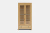 Metro 2 Door Display Cabinet - Ash