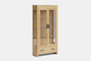 Metro 2 Door Display Cabinet - Ash