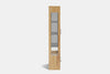 Metro 2 Door Display Cabinet - Ash